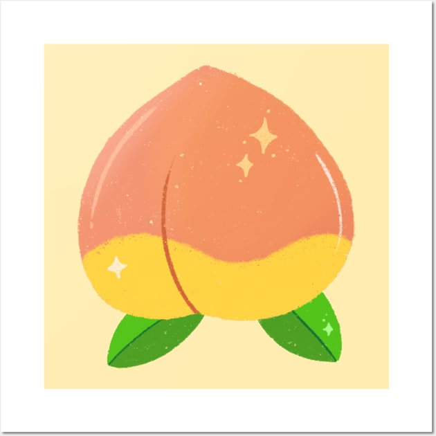 Peach Wall Art by lulubee